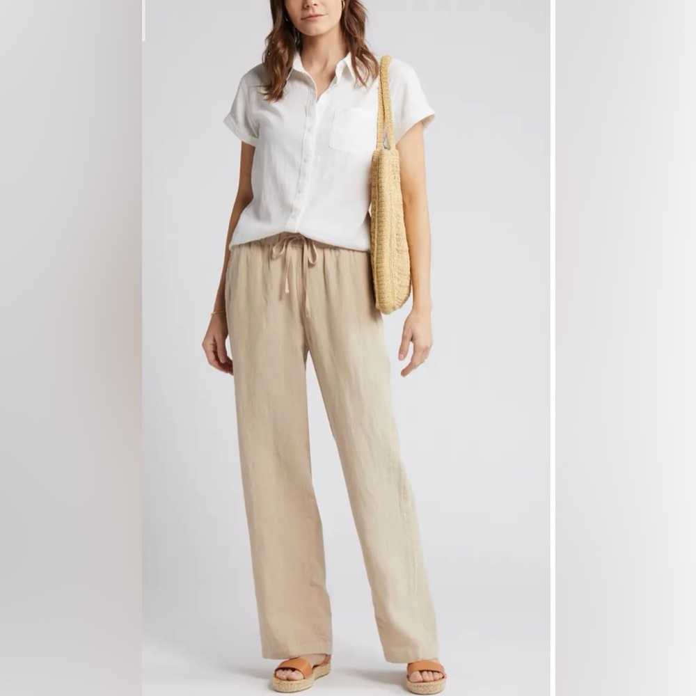 Bagatelle women’s size 22WP 100% linen pants new with tags